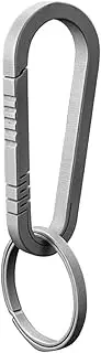 [Ipetboom] Titanium for Belt Lightweight Keychain Holder for Men Women Outdoor Accessory Durable Key Rings for Keys Items Stylish Practical Design