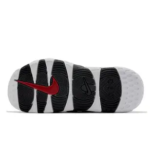 Nike 拖鞋 Air More Uptempo Slide 白 黑 大AIR 男鞋 氣墊 FB7818-100