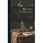 MODERN LITERATURE: A NOVEL; VOLUME 3