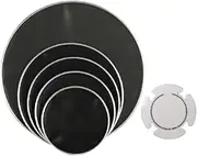 Hellery 5 Pieces Bass Drum Head Silent Mute Professional Drum Set Head Skin for Drum Players Adults, Style A