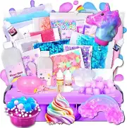 Fluffy Unicorn Slime Kit, Slime Kit for Girls 10-12, Slime Making Kit Ages......