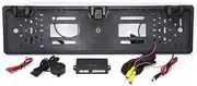Rear View Camera EU Europe car License Plate Frame Rear View Camera 170 Degree Night Vision with 2 Visual reversing Radar Detector Reversing Camera