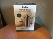 Frieling Double-Walled Stainless-Steel French Press Coffee Maker - Brushed 23 oz