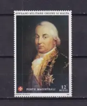 SMOM ORDINE MILITARE MALTA 1989 - BALI' PIERRE ANDRE' VALORE NUOVO MNH