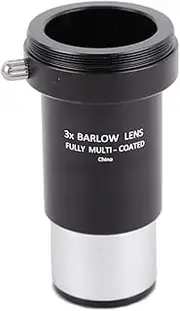 Metal 3X Barlow Lens with M42 Thread
