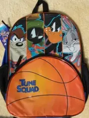 Space Jam Backpack NEW Bugs Bunny Taz Daffy Duck Marvin Martian Backpack NWT