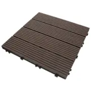 Composite Decking Tiles Fence Plastic Wood Splicing Floor Long-lasting Durable