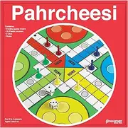Pressman Toy Pahrcheesi in Box, Red