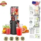 Large Capacity Masticating Juicer: Easy-to-Use & Quick to Clean for Busy Lives