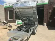 12x7 Flat top Tandem Hydraulic Tipper Trailer 3500kg ATM,