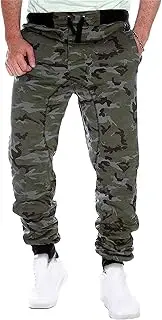 [Maiyifu-GJ] Men's Casual Joggers Pants Lightweight Hiking Pants Camo Sweatpants Slim Fit Stretch Running Athletic Pants