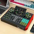 Audio Mixer, Sound Board for Pc/Phone Live Streaming Singing Gaming, Sound Mixer