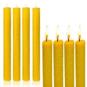Velas Conica Cera De Abejas Hechas a Mano Velas De Cera Sin Goteo Crudo nuevo