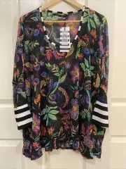 NWT Taking Shape TS Pretty Basics Mesh Floral Days Top Size 14-16 ~ RRP $119