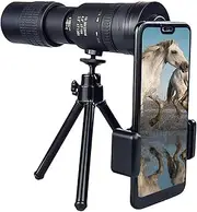 Monocular Telescope, Night Vision Monocular with Smartphone Holder Tripod Little Surprise