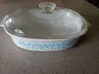 Vintage Corning Ware Blue Heather DC 1.5-B 1.5 Qt. with Pyrex Lid DC 1.5-C