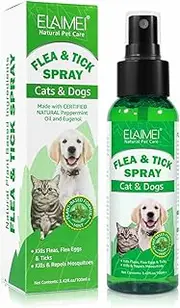 Pet Deworming Liquid Cat & Dog Flea & Tick Cleanser Lice & Tick Remover Drops (Spray 100ML)