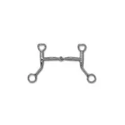 Myler Bits Myler SS 5 HBT Shank Sweet Iron Snaffle 7/16