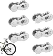 Bike Chain Link, Quick Bike Chain Link, Steel Chain Link, Chain Link Connector, Chain Seal, 6 Pieces, Parts Accessories
