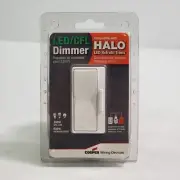 BNIB SEALED LED/CFL Halo Dimmer Light Switch with Dimmer by Cooper Wiring Device