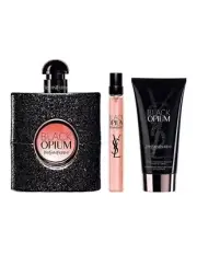 YSL Yves Saint Laurent Black Opium EDP 90ml + 10ml + 50ml Body Lotion Gift Set