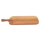 Wooden Charcuterie Board Long Cutting Board with Handle for Easy Serving