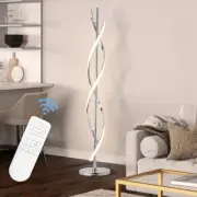 40W LED Modern Floor Lamp Remote Control Dimmable Spiral Floor Lamp