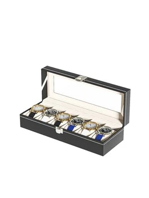 Watch Display Case For Men,Leather Watch Organizer Box,Watch Collection Storge