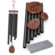 Sympathy Wind Chimes Outdoor Deep Tone,41 inch Large Memorial Wind Chimes for