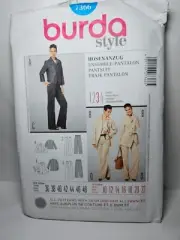 Burda Style 7366 Size 10-22 Pantsuit Uncut