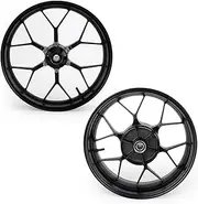 Front Rear Wheel Rims，Compatible For CBR1000RR 2008-2016Forged Wheels Black Motorcycle Parts(Size:Rear)