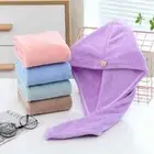 Women Long Hair Quick-Dry Hair Towel Soft Microfiber Shower Cap Towel Bath Hats