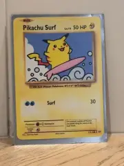 pokeman card - Pikachu Surf - Limited Edition