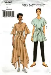 Vogue Sewing Pattern 9363 V9363 Womens Dress & Top Pattern Size LRG-XLG NEW