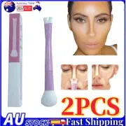 2 in 1 Precision U-Shaped Brush,Dual End Nose Contour Brush Nose Shaper
