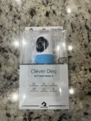 Clever Dog Camera Wifi, Small Pet Nanny Camera with Audio and Video NEW