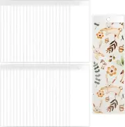 Sliverdew 50 Pcs Plastic Bookmark Cover Holder 7.17 X 2.36 Inch Clear Photobo...