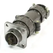 P20-2 Core 20mm 2P Panel Stepper Motor Aviation Connector Plug 2.8 x 2.8 x 8.5cm