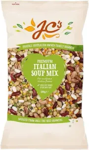 J.C.'S QUALITY FOODS Premium Italian Soup Mix, 500 G