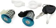 STGTZPLPDU 7701472806 2PCS Door Lock with 2 Same Keys Fit for Renault Fit for CLIO II 98-05 with Plastic Buckle Door Lock