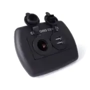 Golf Cart Dual USB Charging Port (2.1A @ 5V) with 12 Volt Plug (10A)