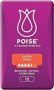 [Poise] Pads For Bladder Leaks Extra 12 Count