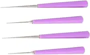 Gatuida 4Pcs Craft Bead Reamer Tool Multi Functional Jewelry Hand Drill for Beads Gemstones and Pearls Durable Bead Hole Maker for Beginners and DIY Crafting