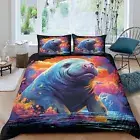 Comforter Covers for Boys Girls Duvet Cover 3D Print Cute Animals Quilt Cover