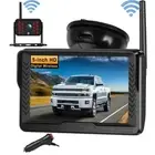 5" Wireless Rear View Kit HD 1080P Monitor Reverse Camera For Truck Caravan VAN