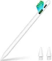 iPad Pencil 2nd Generation with LED Power Display Stylus Pen for iPad 2018-2024
