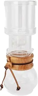 Glass Cold Brew Coffee Maker, 400ml Ice Drip Coffee Maker Cold Brew Coffee Dripper Set with Adjustable Water Flowing for Household Tea Room
