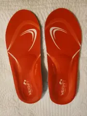 Walkomfy Pain Relief Orthotics, Plantar Fasciitis Arch Support Insoles Red New.