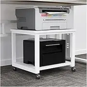 Printer Stand Printer Holder Printer Shelf Printer Stand Under Desk, Dual Printer Stand, Open Shelf Printer Table, Easy To Move For Home Office Printer Rack Printer Shelves ( Color : C , Size : 60*50*