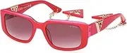 [GUESS] Square Plastic Sunglasses with Keychain